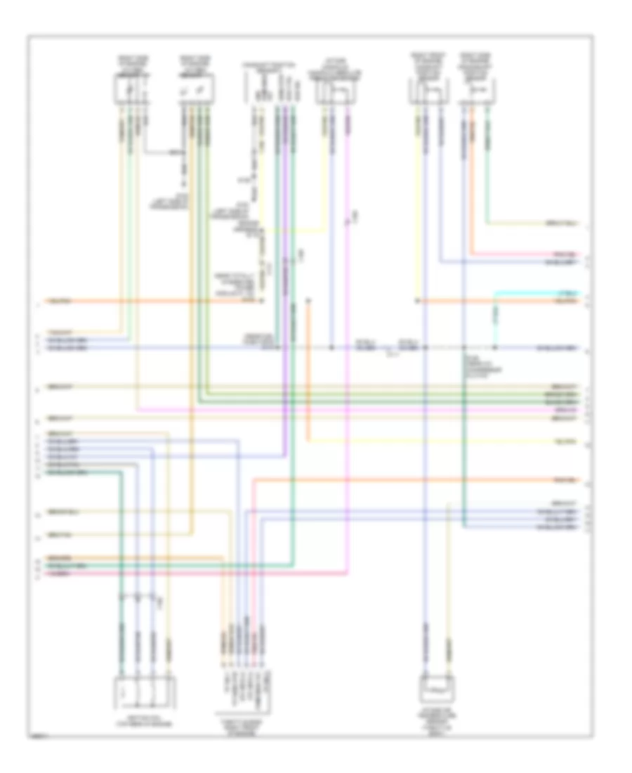 3.8L, Engine Performance Wiring Diagram (2 of 4) for Chrysler Town  Country Limited 2010