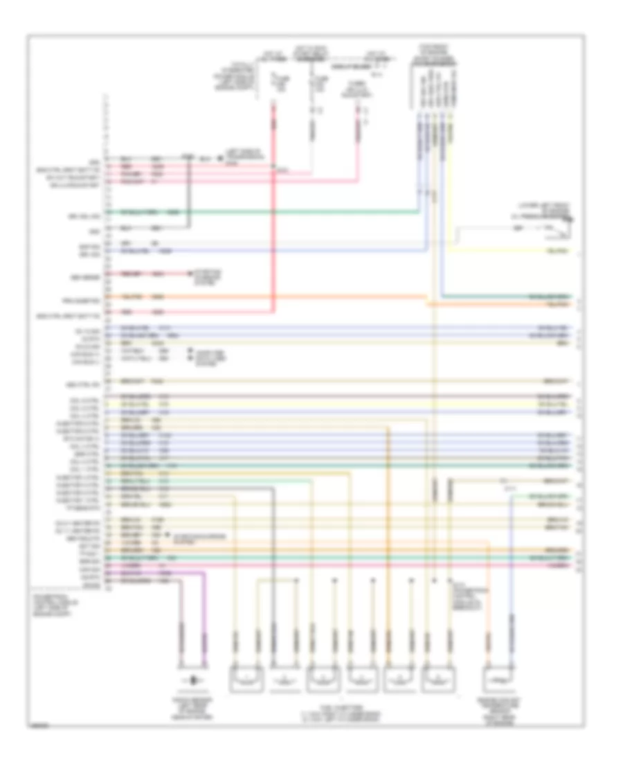4.0L, Engine Performance Wiring Diagram (1 of 4) for Chrysler Town  Country Limited 2010