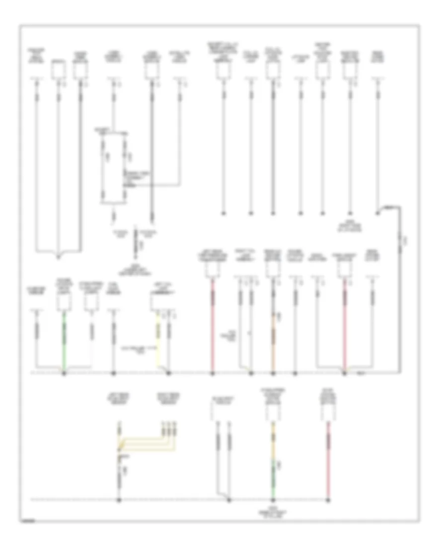 Ground Distribution Wiring Diagram 3 of 4 for Chrysler Town  Country Limited 2010