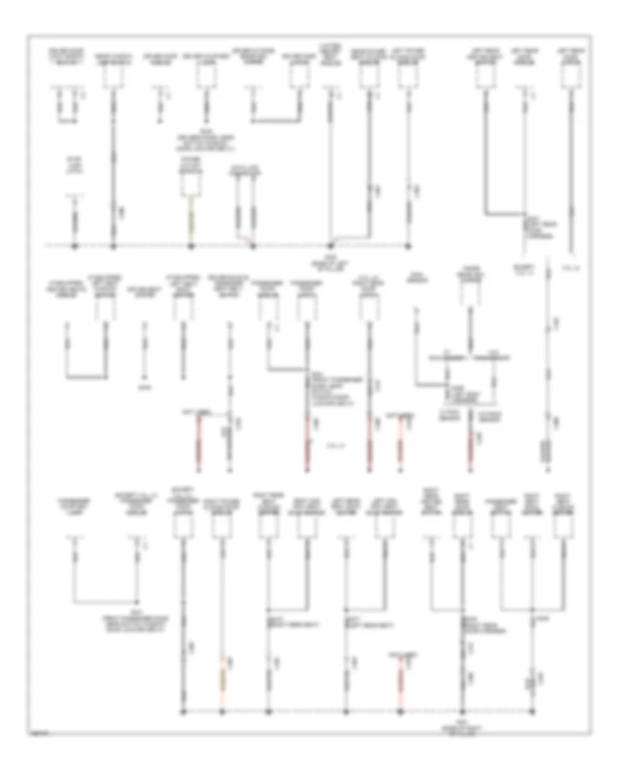 Ground Distribution Wiring Diagram (4 of 4) for Chrysler Town  Country Limited 2010
