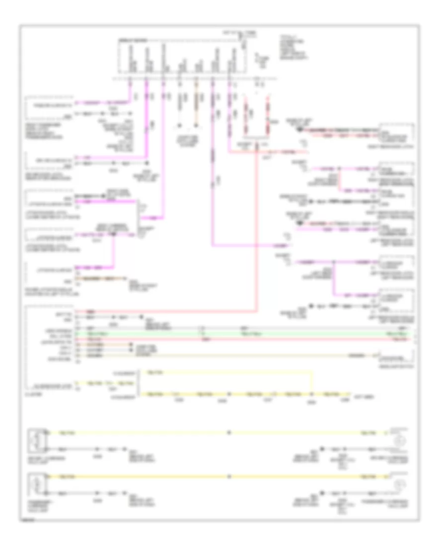 Courtesy Lamps Wiring Diagram 1 of 2 for Chrysler Town  Country Limited 2010