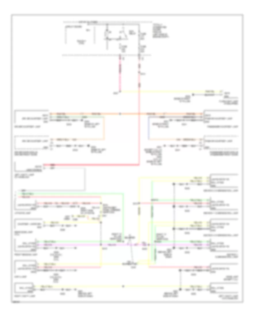 Courtesy Lamps Wiring Diagram 2 of 2 for Chrysler Town  Country Limited 2010