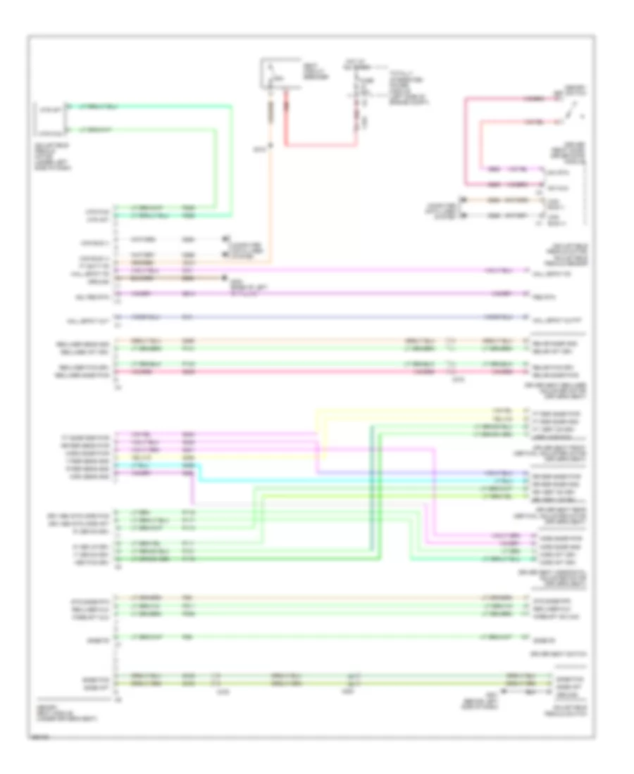 Memory Systems Wiring Diagram for Chrysler Town  Country Limited 2010