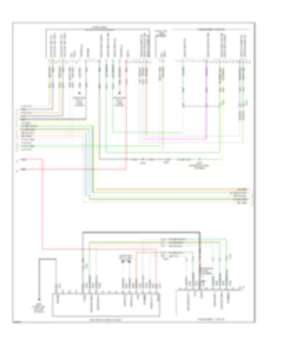 Navigation Wiring Diagram, with Dual DVD (3 of 5) for Chrysler Town  Country Limited 2010