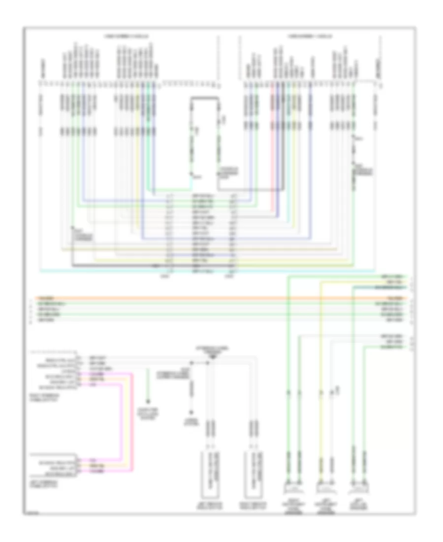 Navigation Wiring Diagram, with Dual DVD (4 of 5) for Chrysler Town  Country Limited 2010
