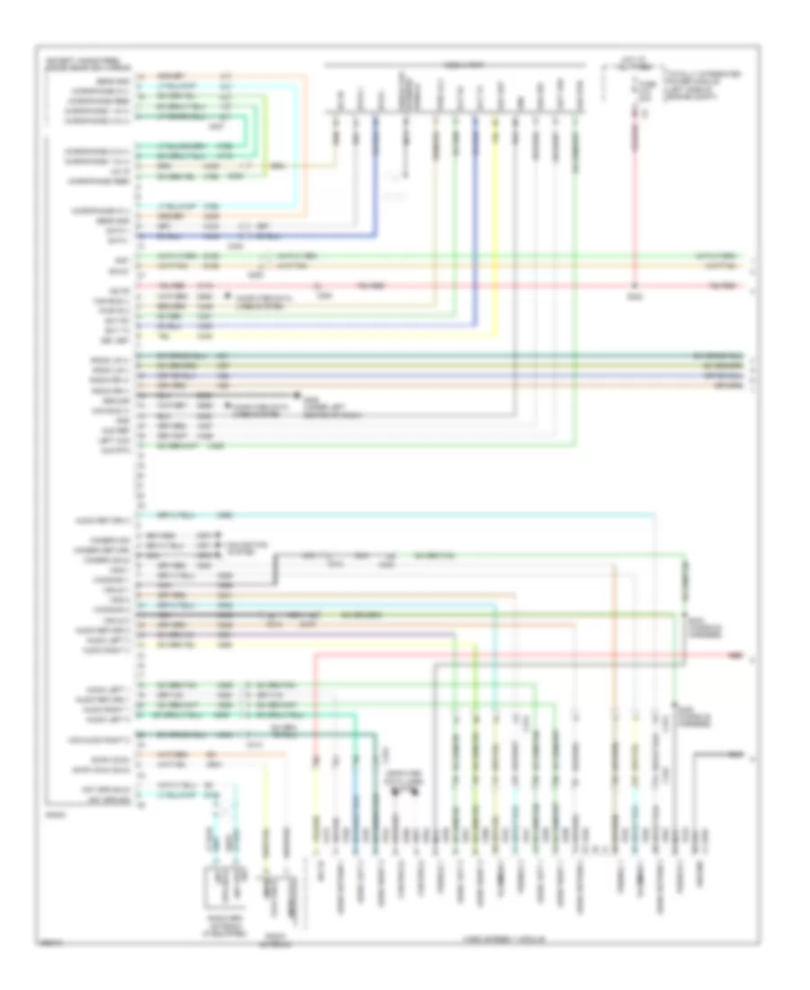 Radio Wiring Diagram, Premium with Dual DVD (1 of 5) for Chrysler Town  Country Limited 2010