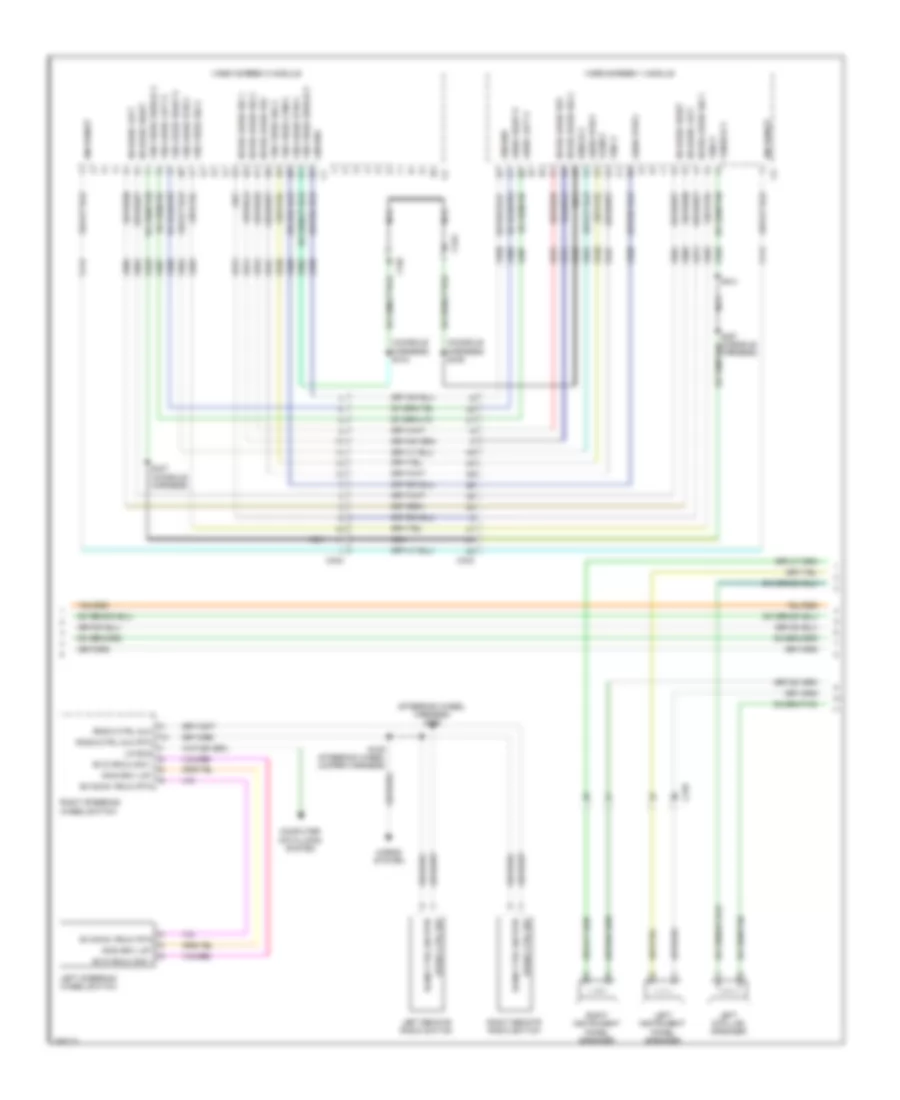 Radio Wiring Diagram, Premium with Dual DVD (4 of 5) for Chrysler Town  Country Limited 2010