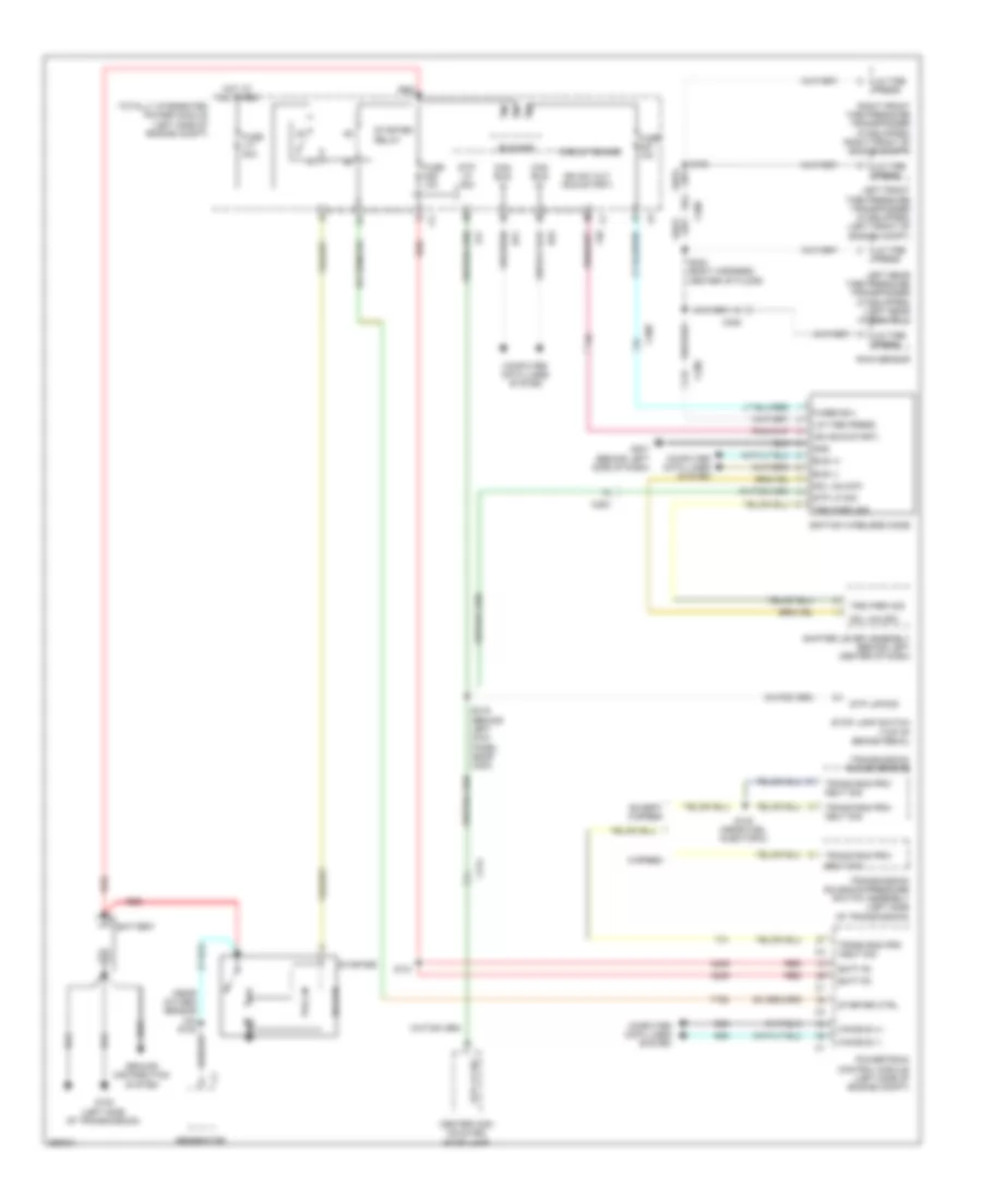 Starting Wiring Diagram for Chrysler Town  Country Limited 2010