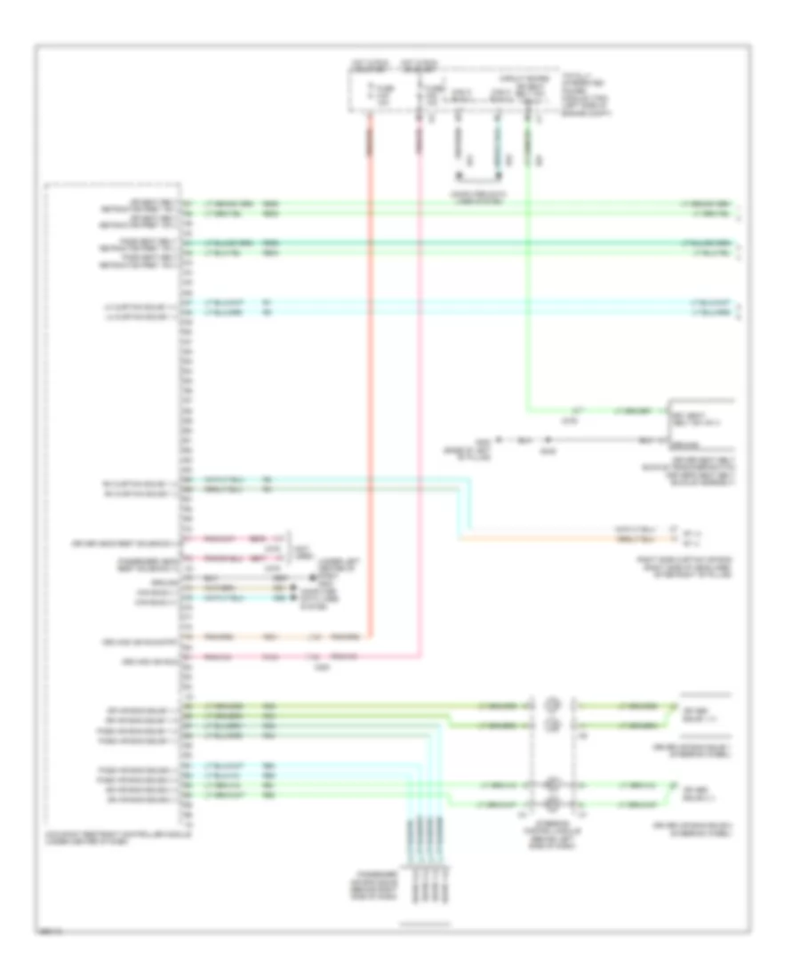 Supplemental Restraints Wiring Diagram 1 of 3 for Chrysler Town  Country Limited 2010