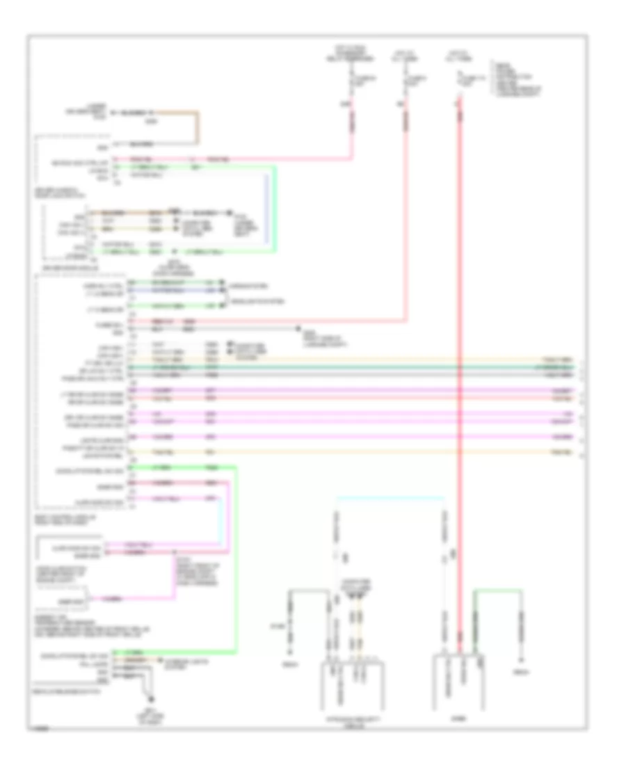 Forced Entry Wiring Diagram 1 of 2 for Chrysler 300 2014