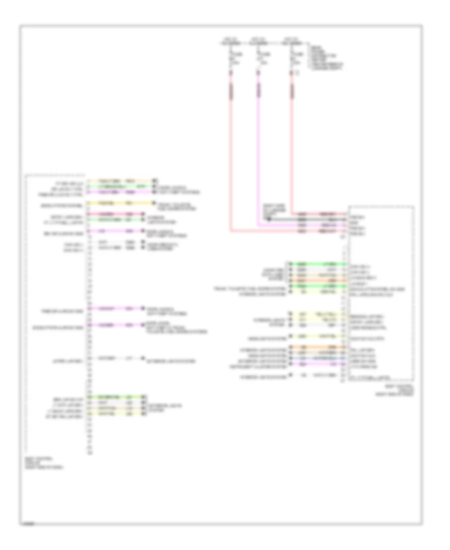 Body Control Modules Wiring Diagram (2 of 2) for Chrysler 300 2014