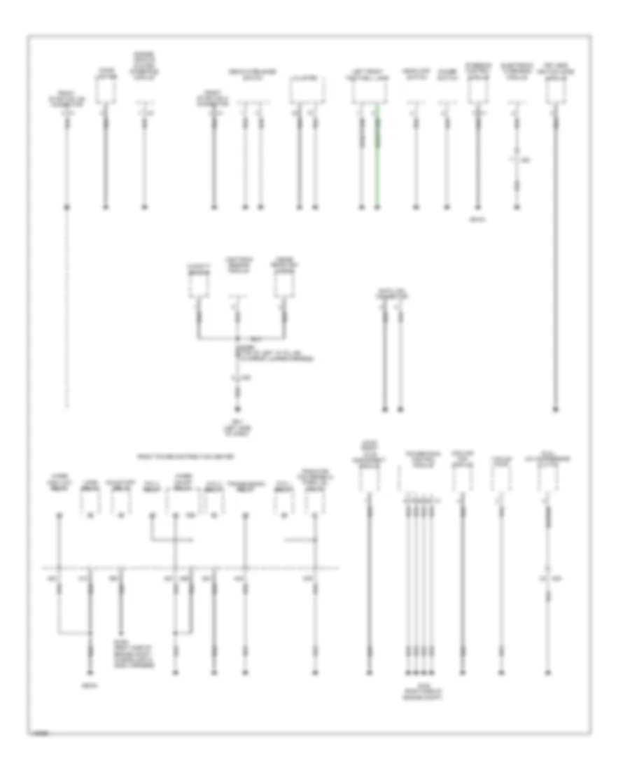 Ground Distribution Wiring Diagram (2 of 5) for Chrysler 300 2014