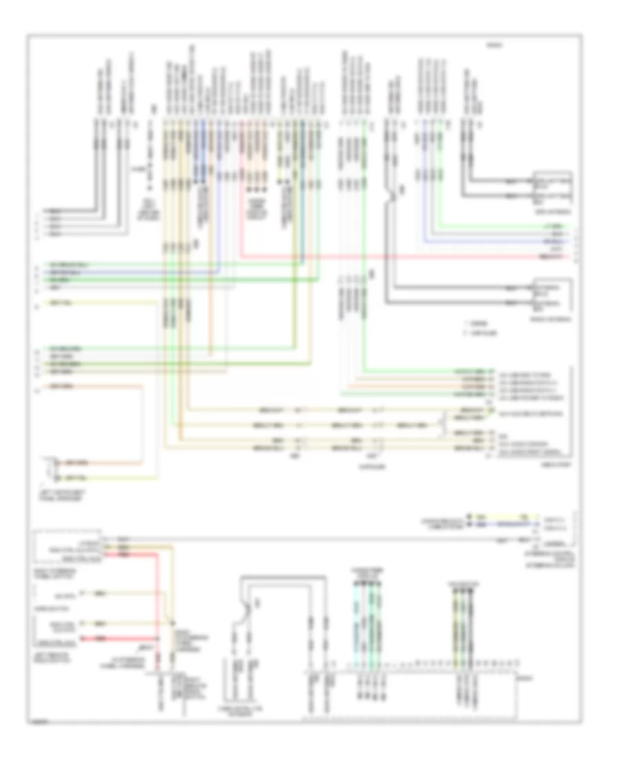 Navigation Wiring Diagram, Premium 2 (2 of 3) for Chrysler 300 2014