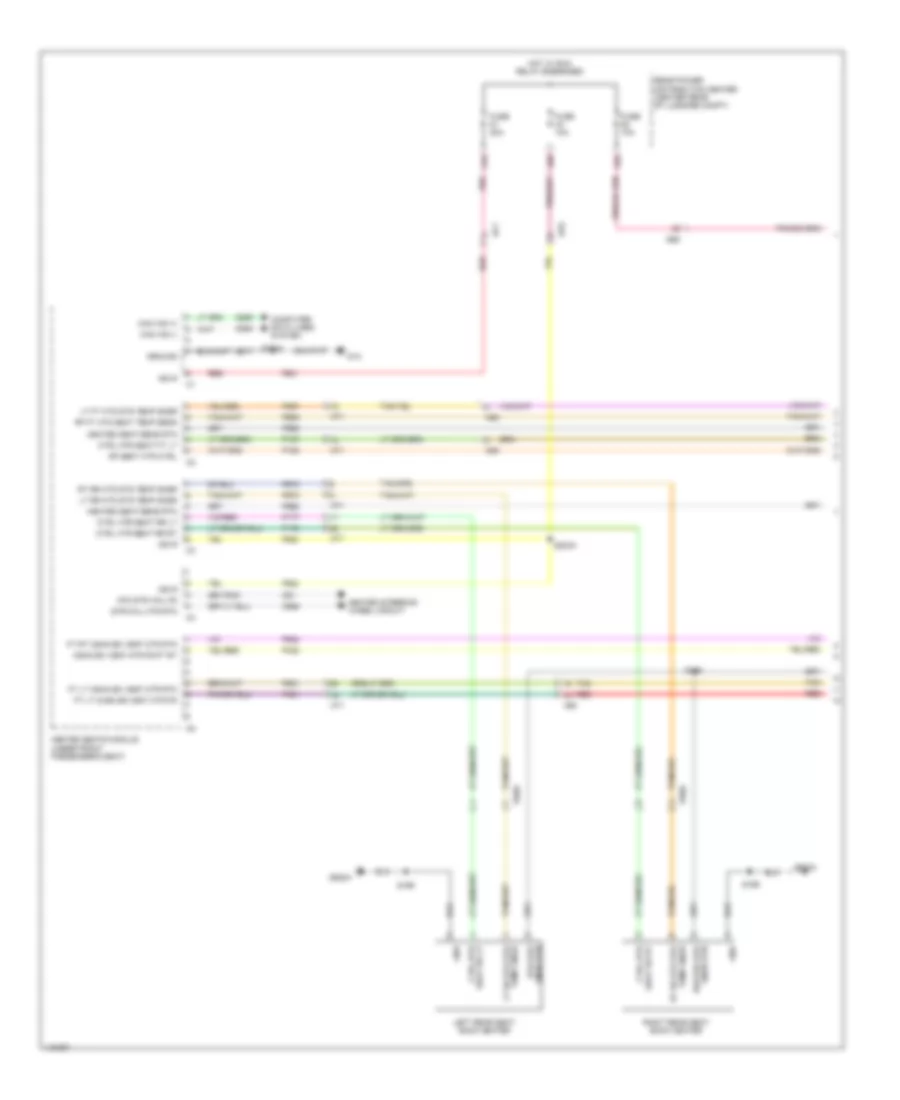 Heated Seats Wiring Diagram (1 of 2) for Chrysler 300 2014