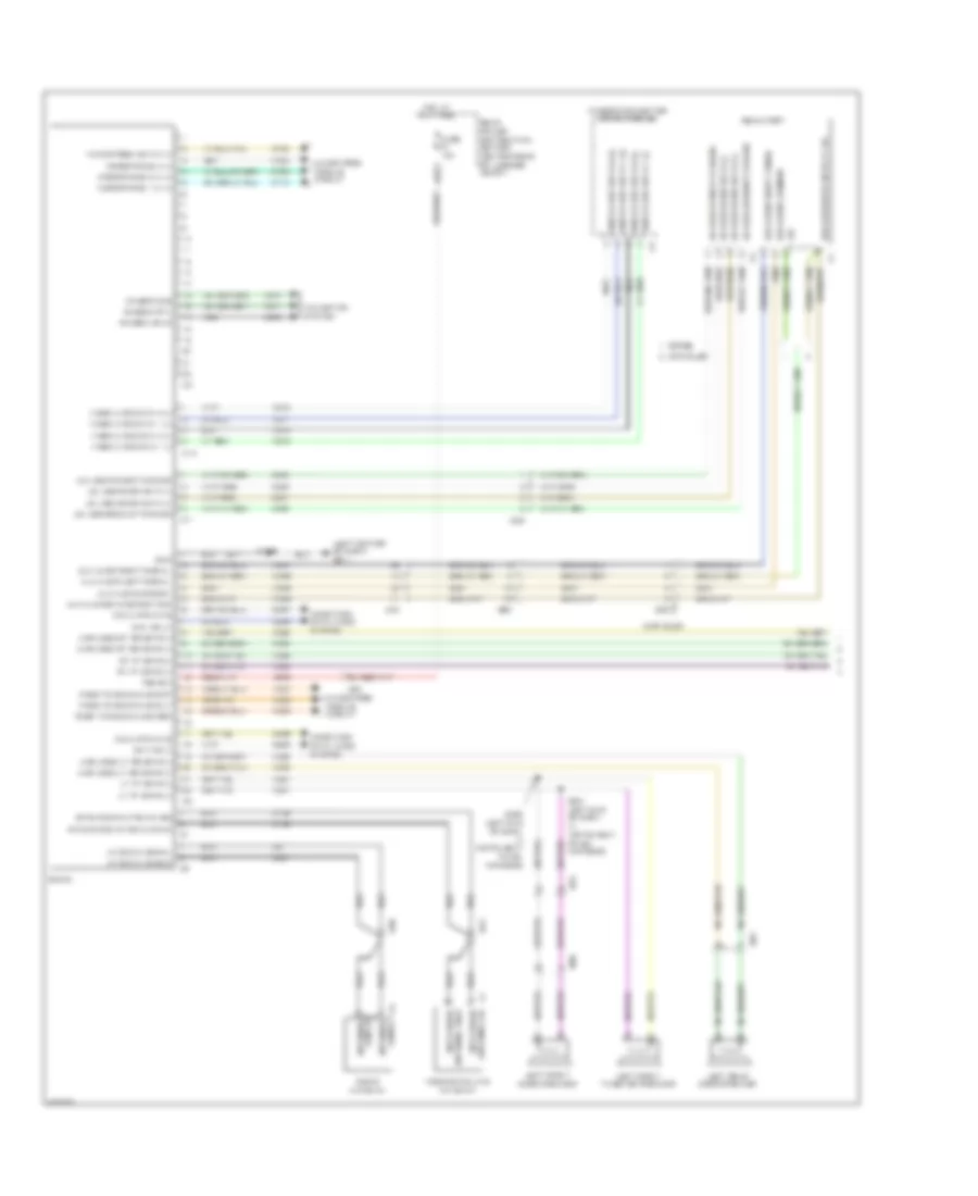 Radio Wiring Diagram, Base (1 of 2) for Chrysler 300 2014