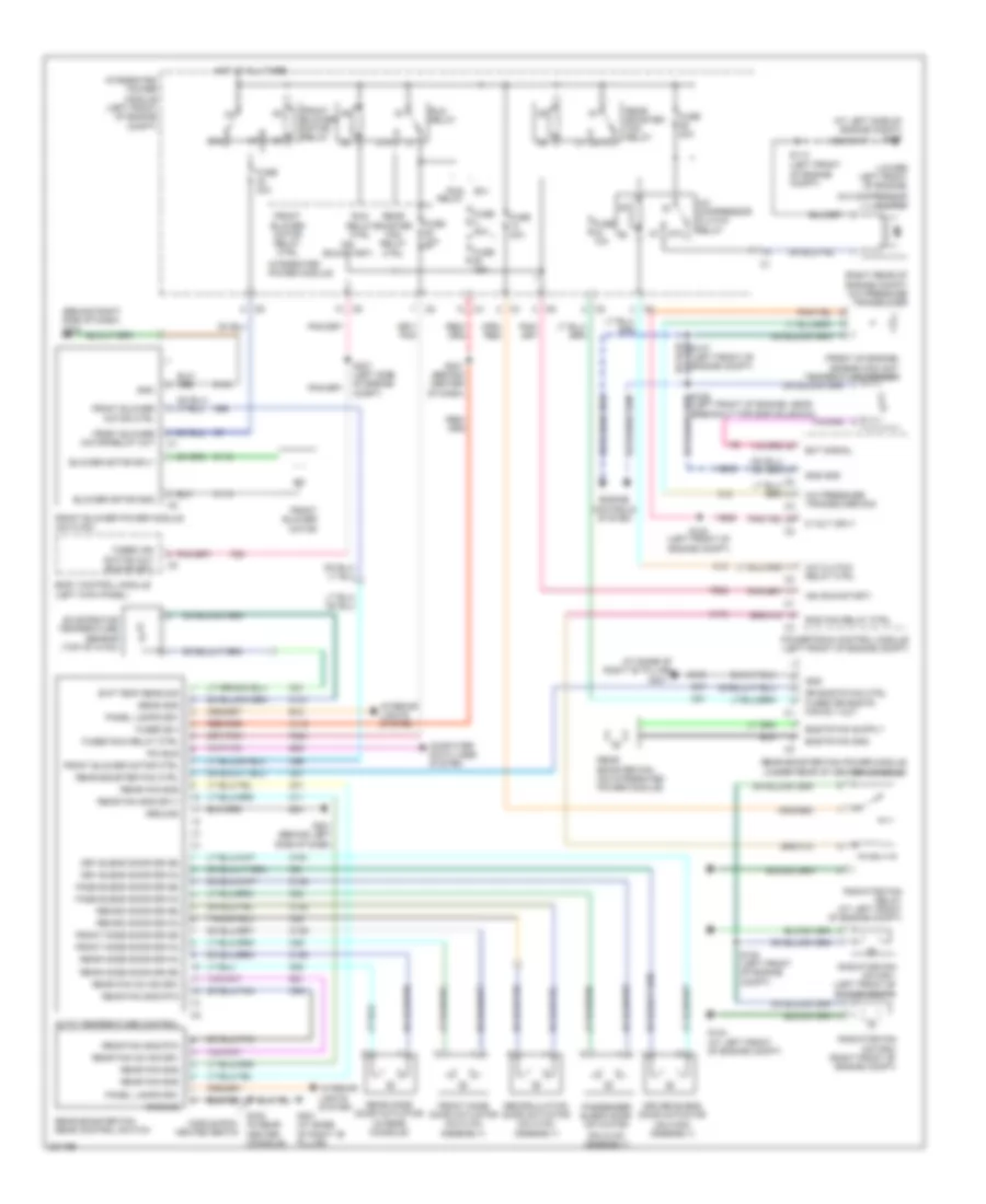 Automatic AC Wiring Diagram for Chrysler Pacifica 2006