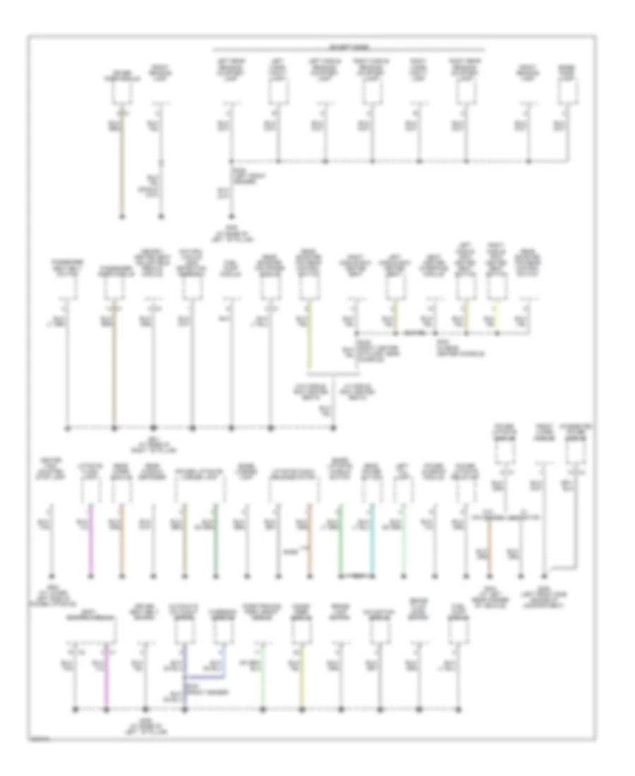 Ground Distribution Wiring Diagram (2 of 2) for Chrysler Pacifica 2006
