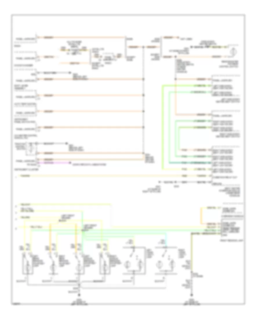 Interior Lights Wiring Diagram 2 of 2 for Chrysler Pacifica 2006