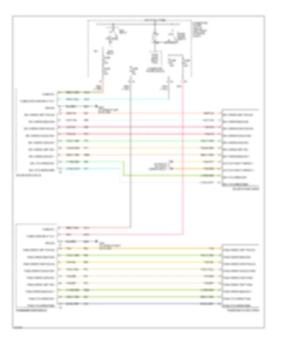 Memory Mirrors Wiring Diagram for Chrysler Pacifica 2006