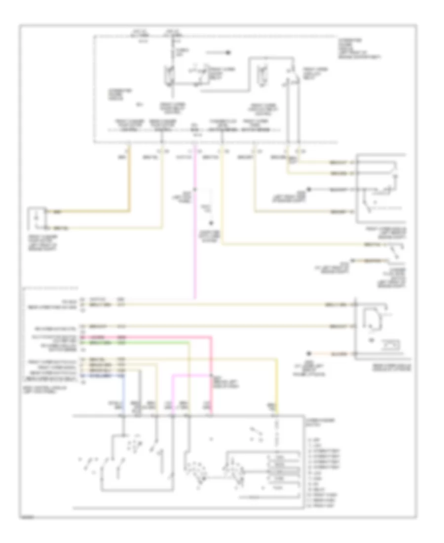 WiperWasher Wiring Diagram for Chrysler Pacifica 2006