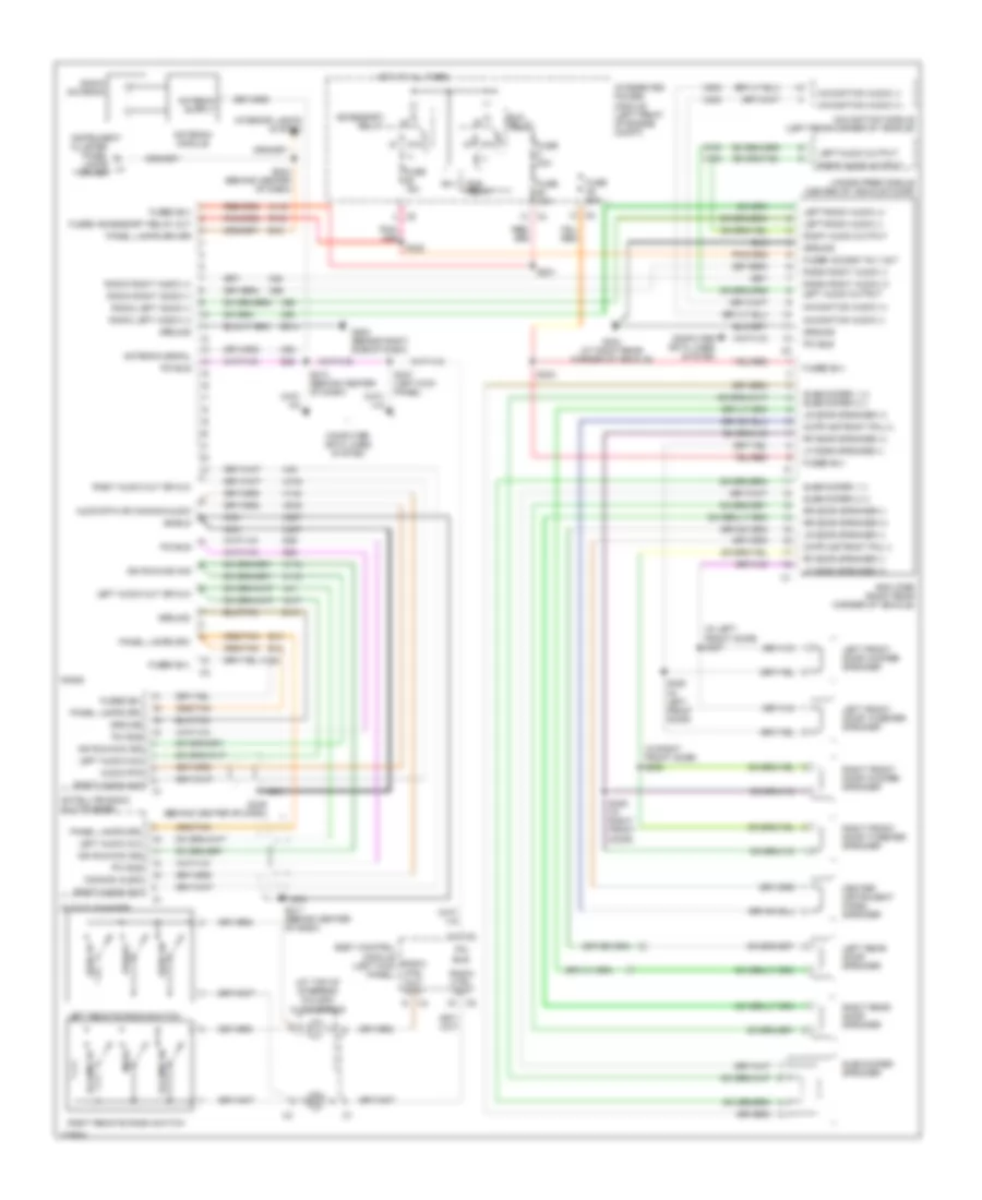 Radio Wiring Diagram for Chrysler Pacifica Limited 2006