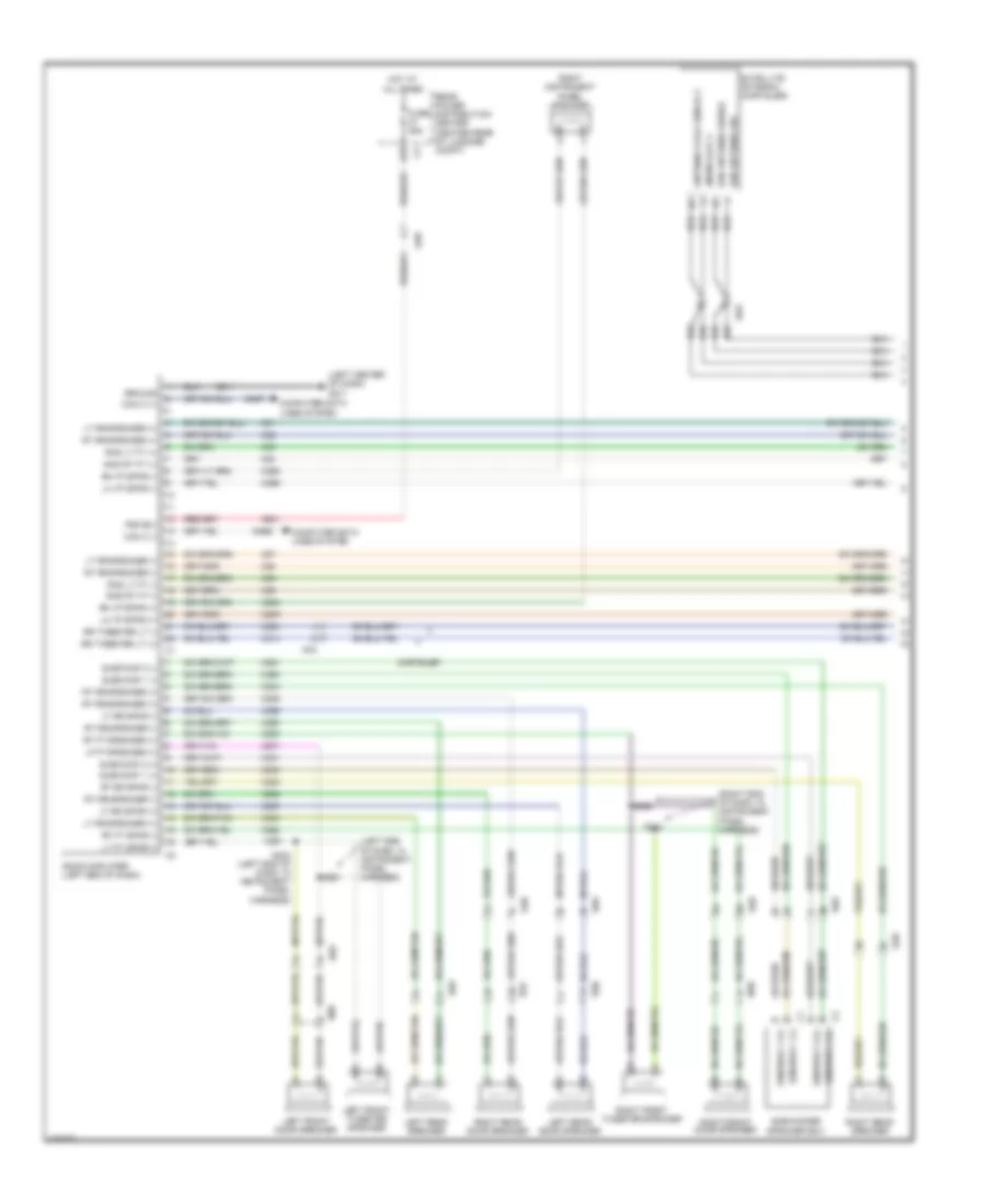 Navigation Wiring Diagram, Premium (1 of 3) for Chrysler 300 C John Varvatos Luxury 2014