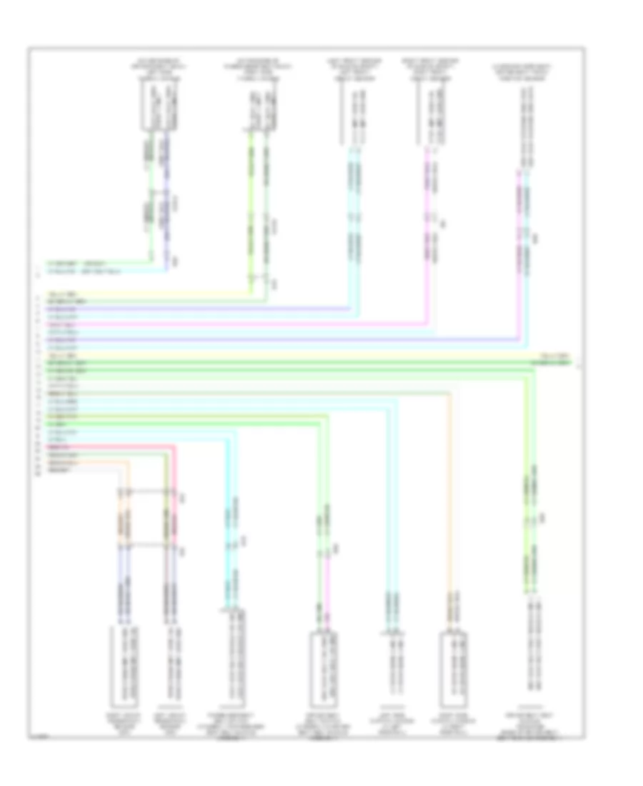 Supplemental Restraints Wiring Diagram 2 of 3 for Chrysler 300 C John Varvatos Luxury 2014