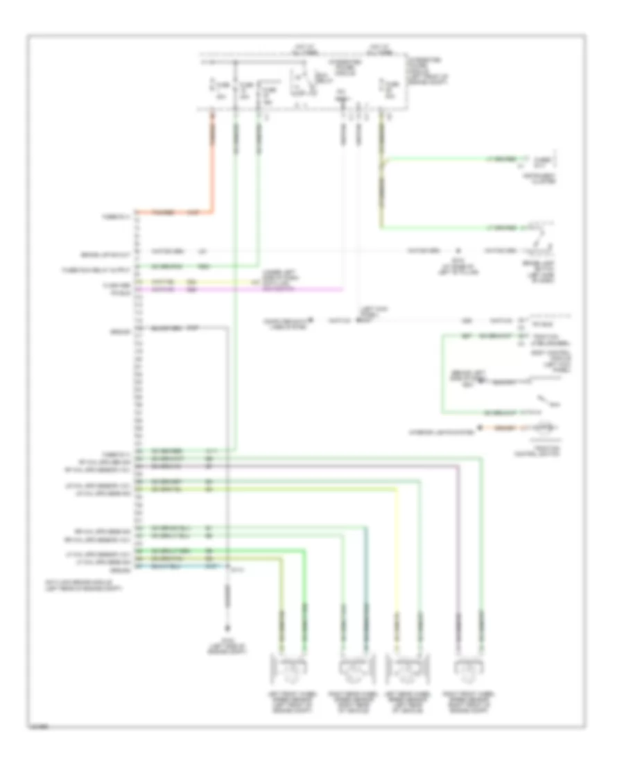 Anti-lock Brakes Wiring Diagram for Chrysler Pacifica Touring 2006