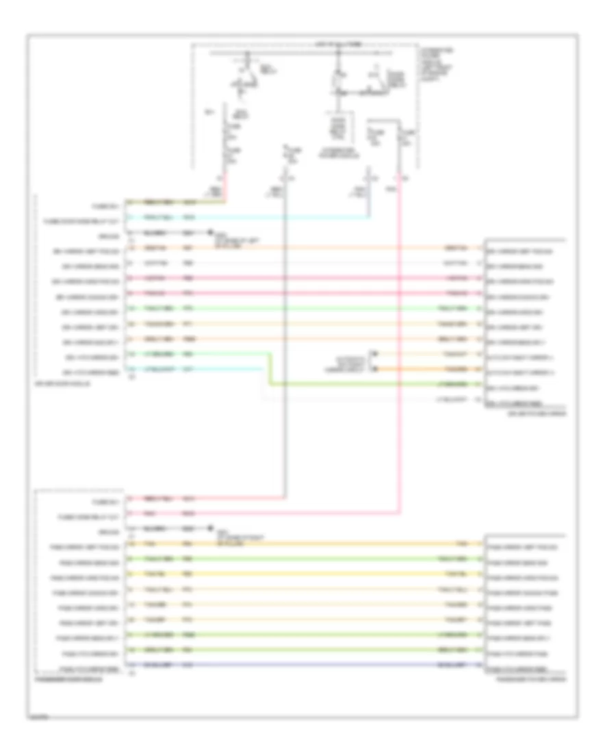 Memory Mirrors Wiring Diagram for Chrysler Pacifica Touring 2006