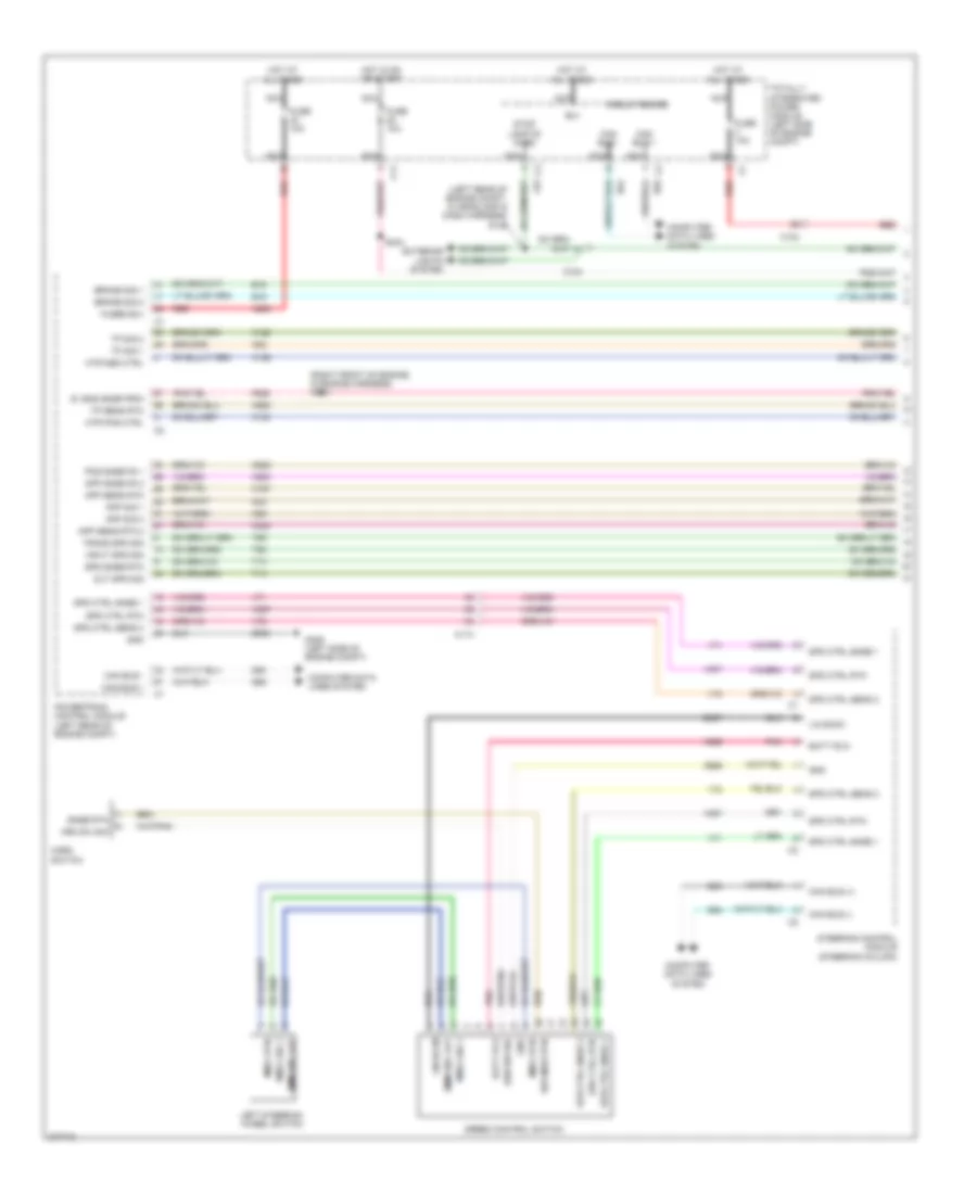 3.6L, Cruise Control Wiring Diagram (1 of 2) for Chrysler 200 Limited 2011