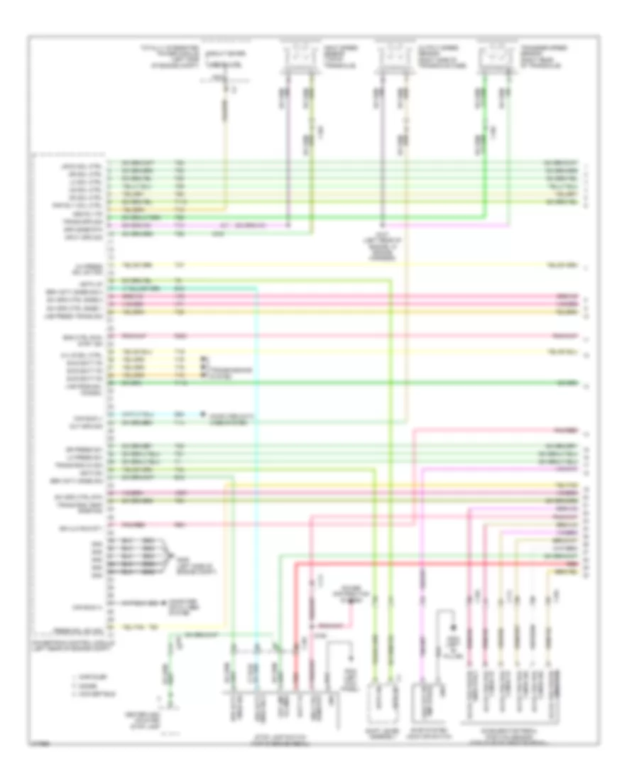 3.6L, Engine Performance Wiring Diagram (1 of 6) for Chrysler 200 Limited 2011