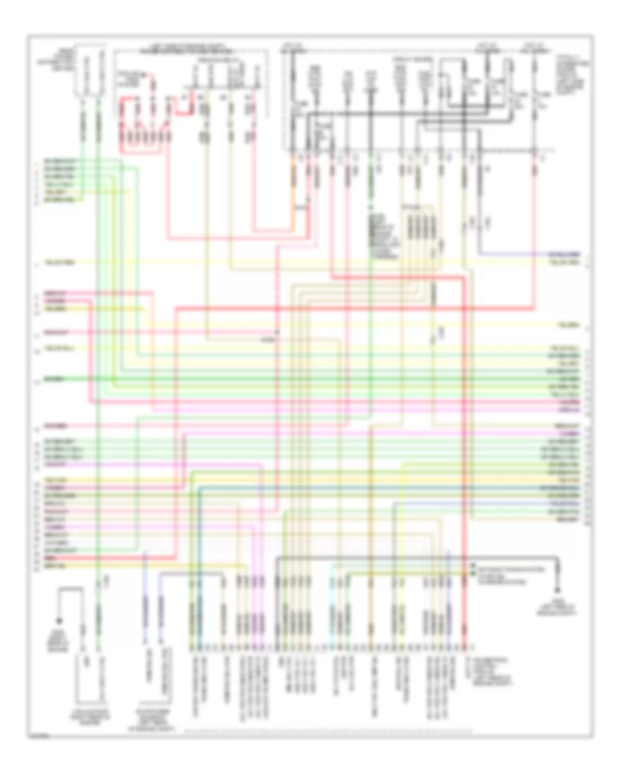 3.6L, Engine Performance Wiring Diagram (2 of 6) for Chrysler 200 Limited 2011