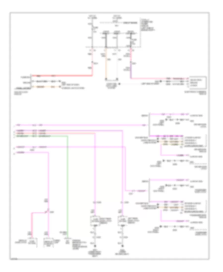 Instrument Cluster Wiring Diagram 2 of 2 for Chrysler 200 Limited 2011