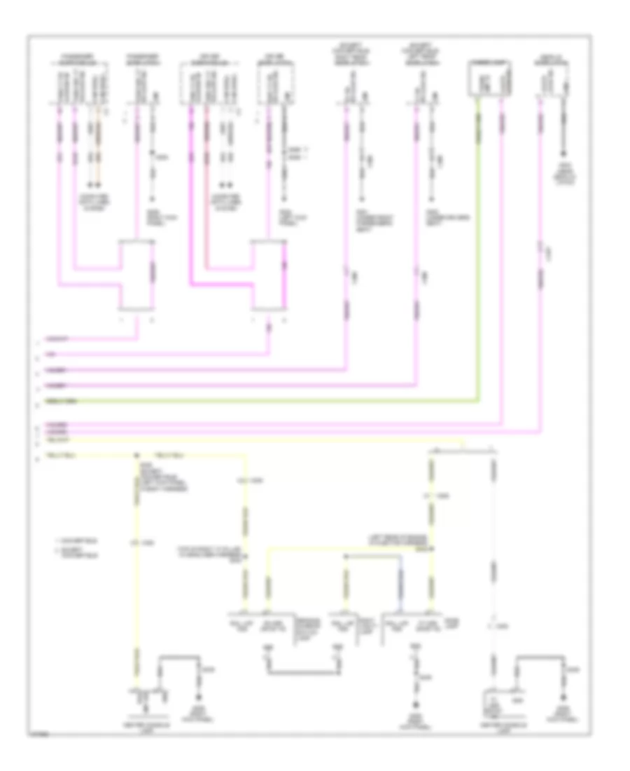 Interior Lights Wiring Diagram 2 of 2 for Chrysler 200 Limited 2011