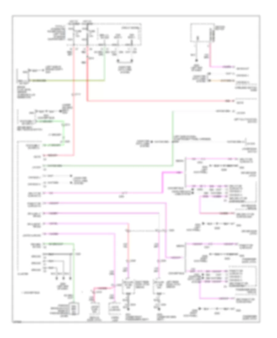 Chime Wiring Diagram for Chrysler 200 Limited 2011