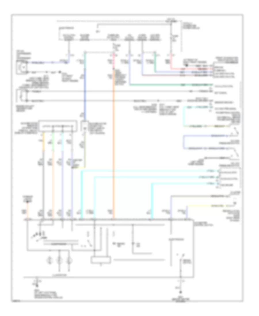 Manual AC Wiring Diagram for Chrysler PT Cruiser 2006