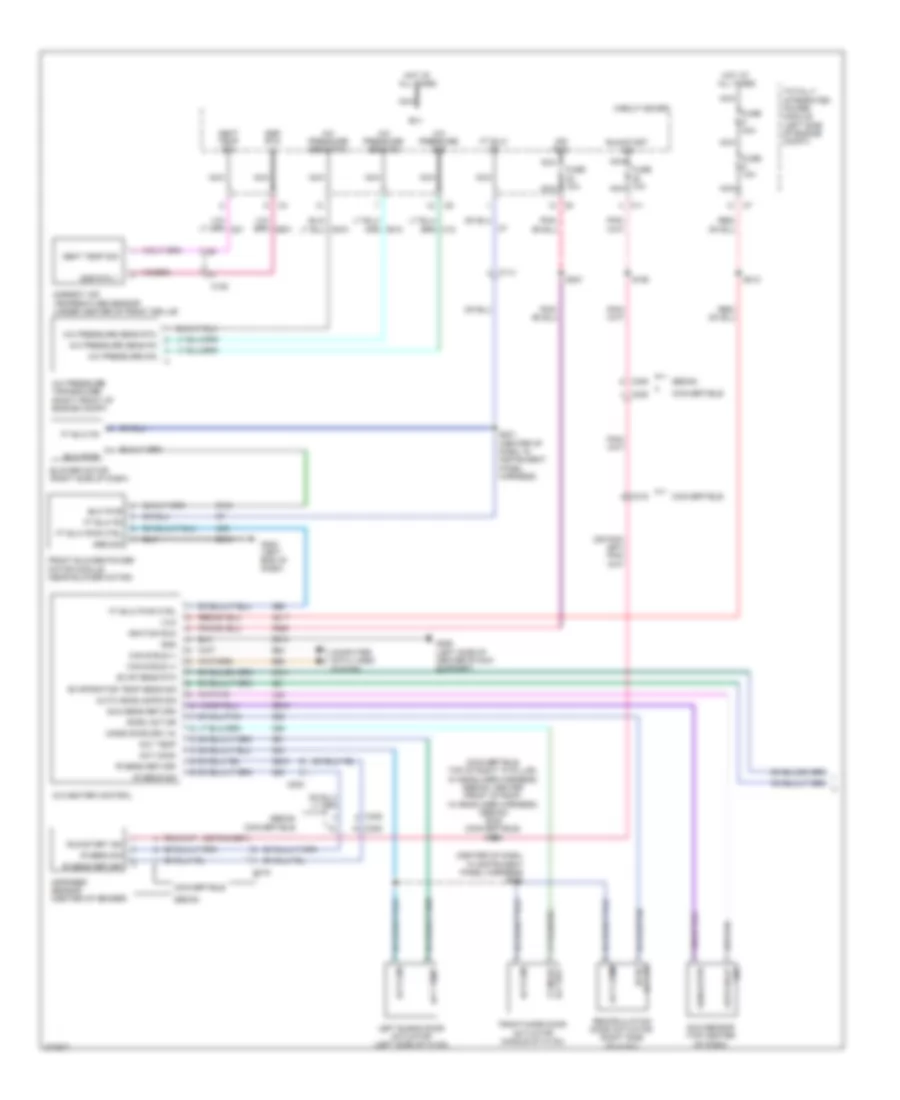 Automatic A C Wiring Diagram 1 of 2 for Chrysler 200 LX 2011