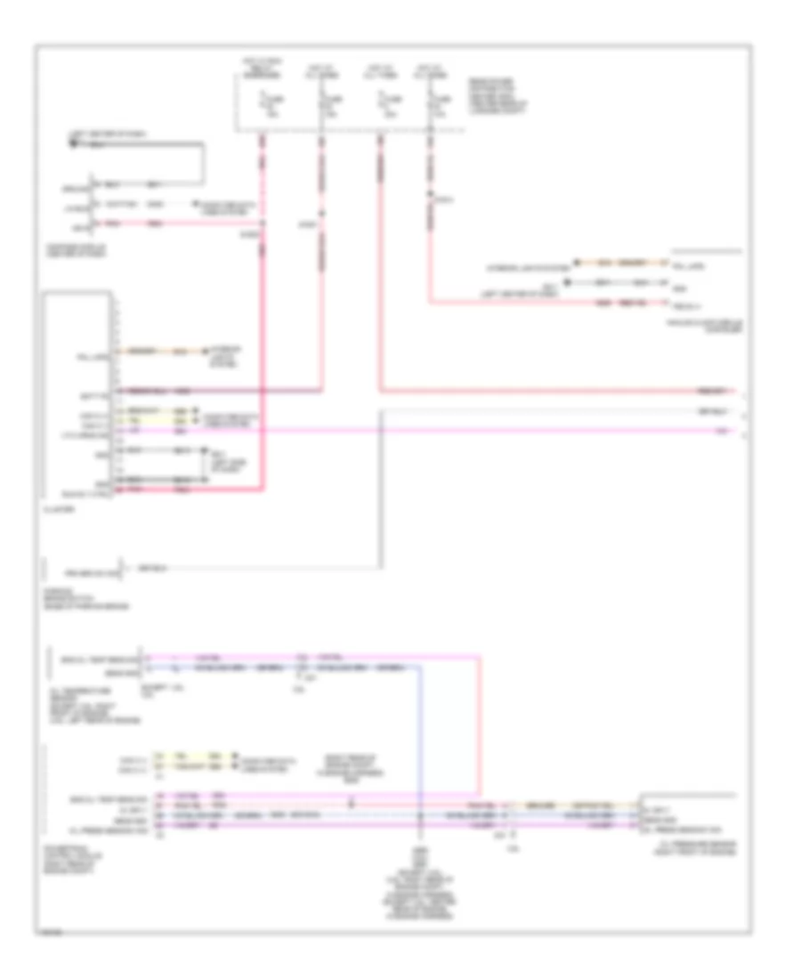 Instrument Cluster Wiring Diagram 1 of 2 for Chrysler 300 SRT 8 2014