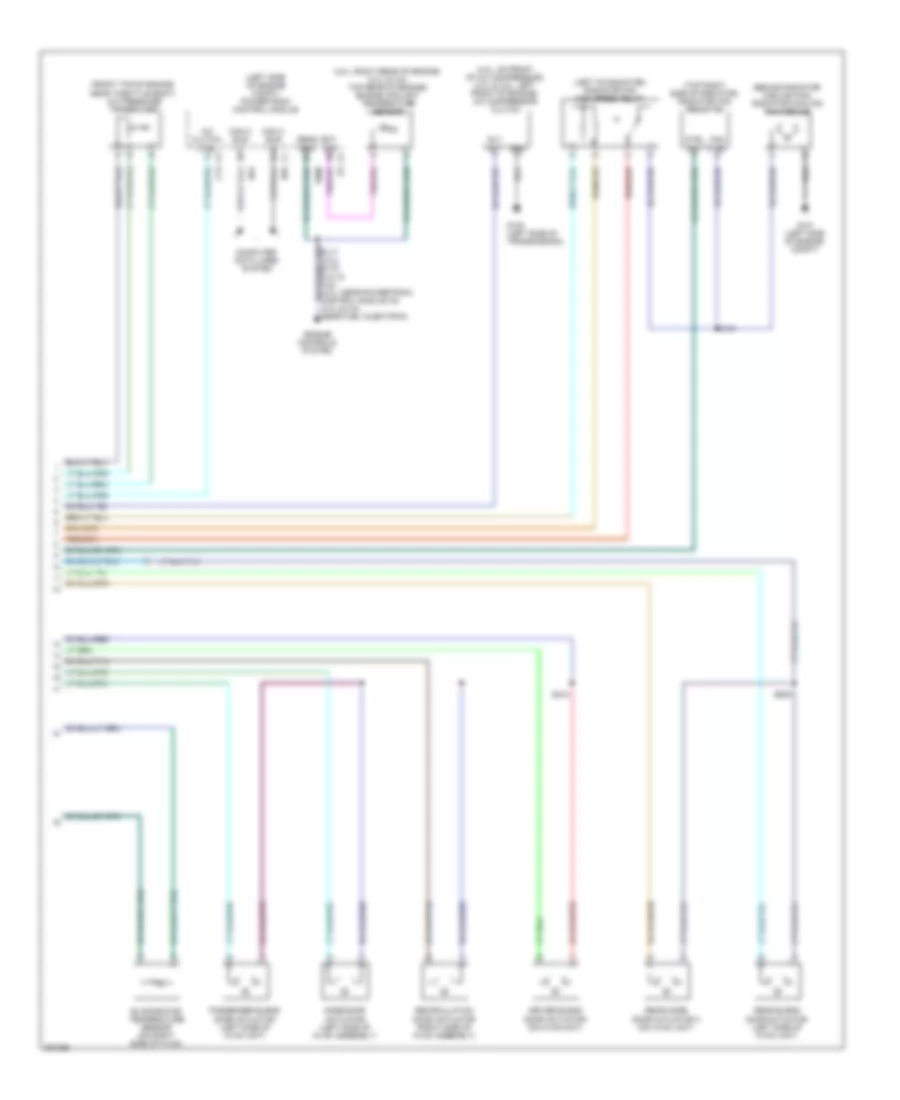 Manual AC Wiring Diagram, with 3 Zone (2 of 2) for Chrysler Town  Country Limited 2008