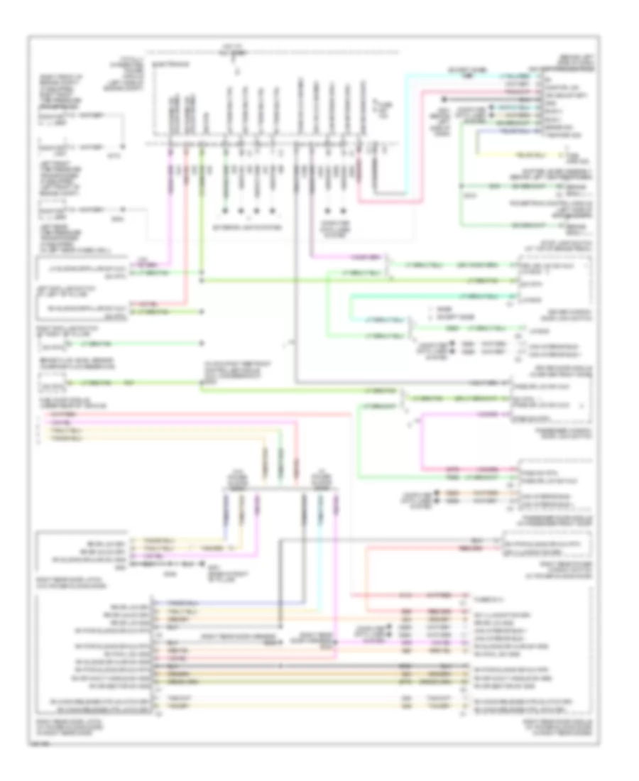 Anti-theft Wiring Diagram (2 of 2) for Chrysler Town  Country Limited 2008