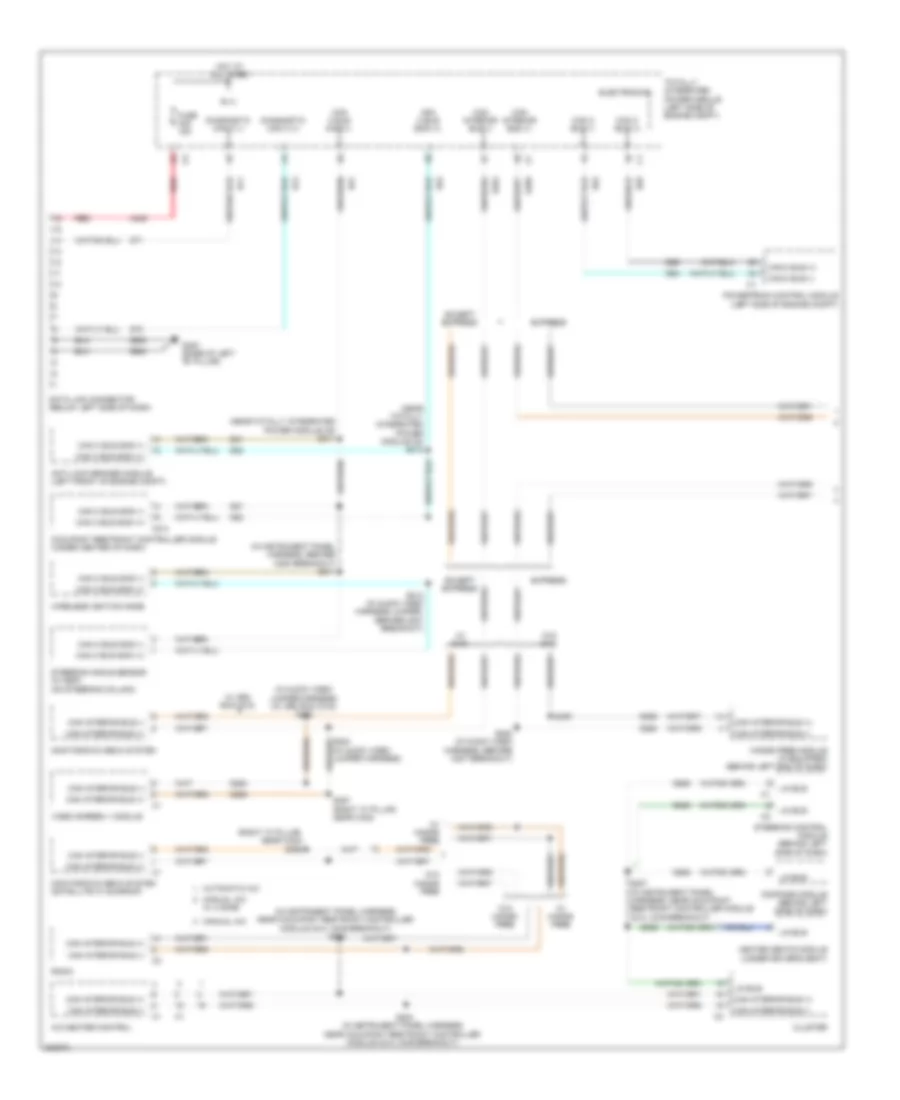 Computer Data Lines Wiring Diagram 1 of 2 for Chrysler Town  Country Limited 2008