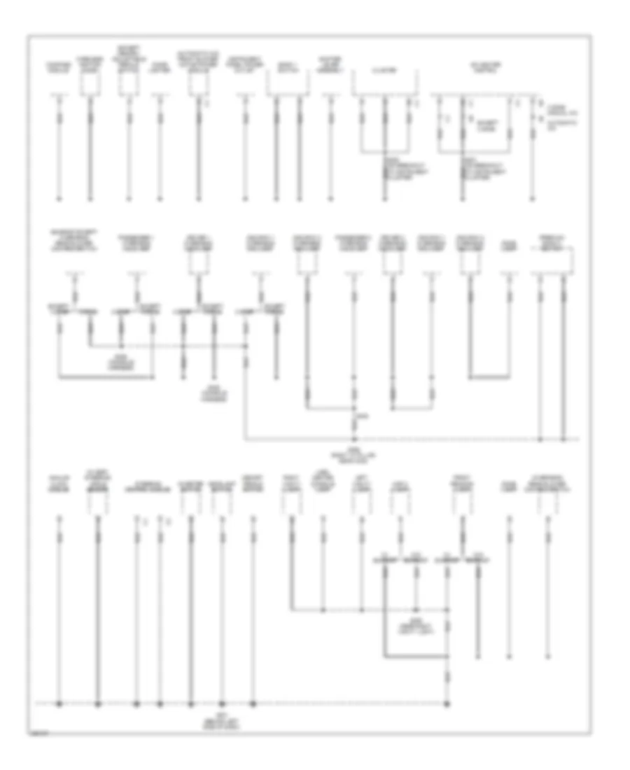 Ground Distribution Wiring Diagram 2 of 3 for Chrysler Town  Country Limited 2008