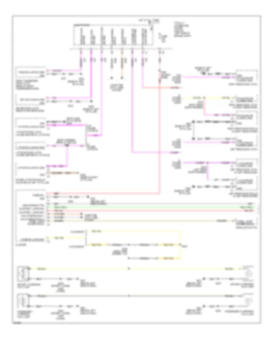 Courtesy Lamps Wiring Diagram 1 of 2 for Chrysler Town  Country Limited 2008