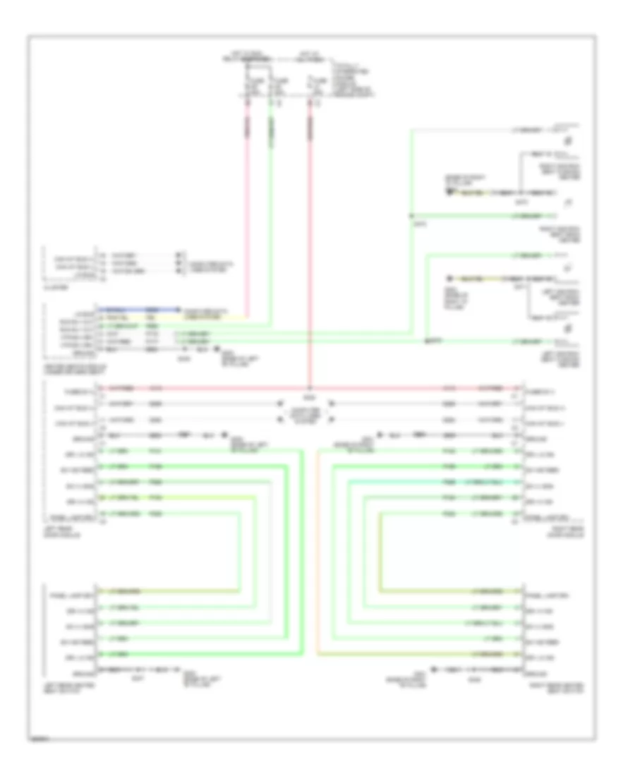 Rear Heated Seats Wiring Diagram for Chrysler Town  Country Limited 2008
