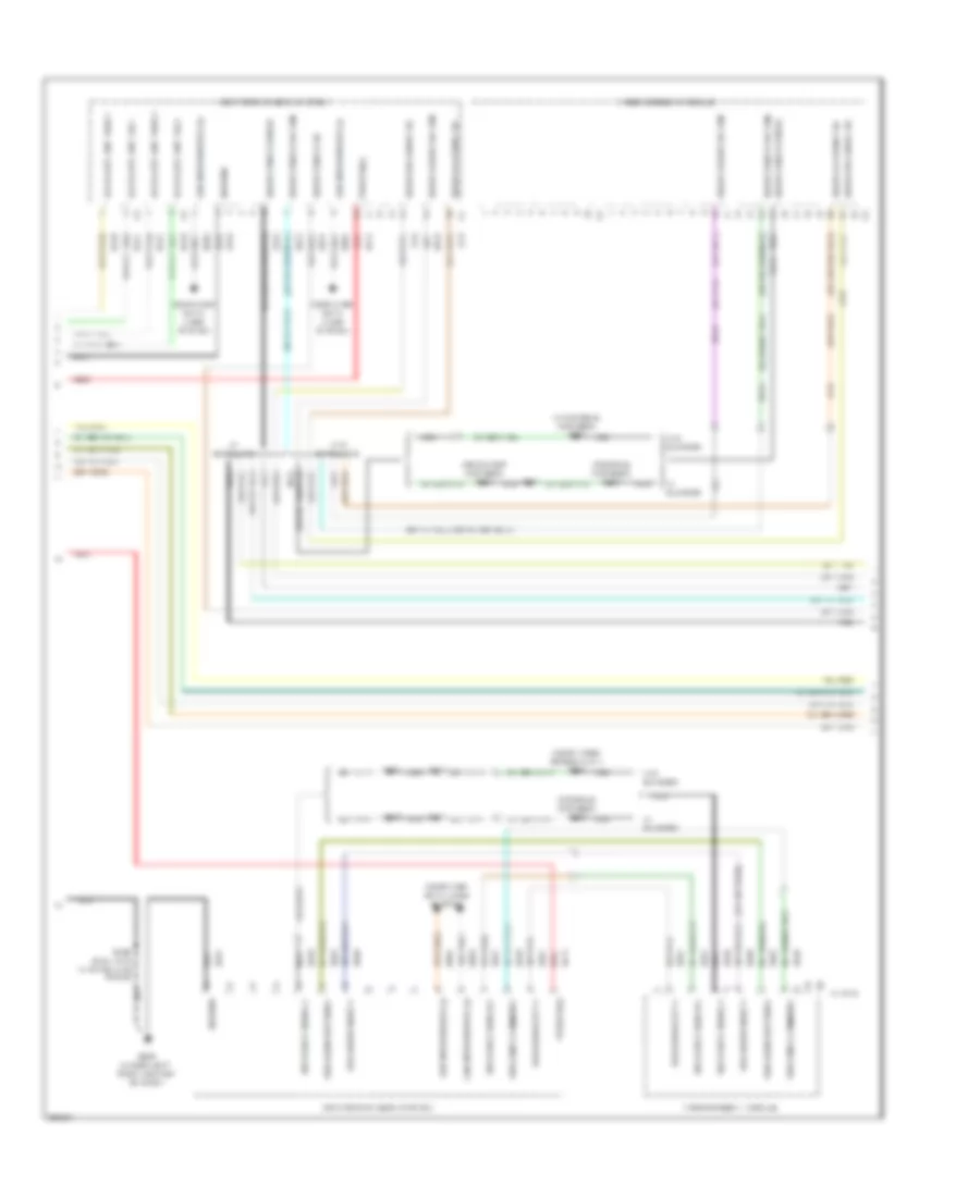 Radio Wiring Diagram, Premium (2 of 4) for Chrysler Town  Country Limited 2008