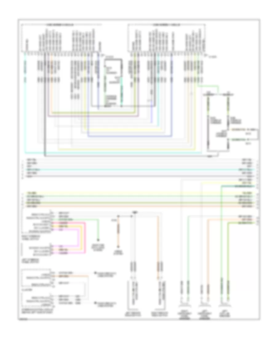 Radio Wiring Diagram, Premium (3 of 4) for Chrysler Town  Country Limited 2008