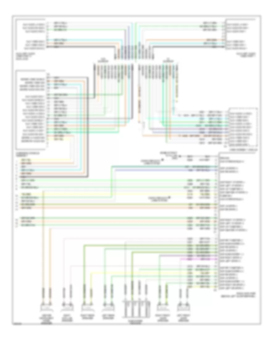 Radio Wiring Diagram, Premium (4 of 4) for Chrysler Town  Country Limited 2008
