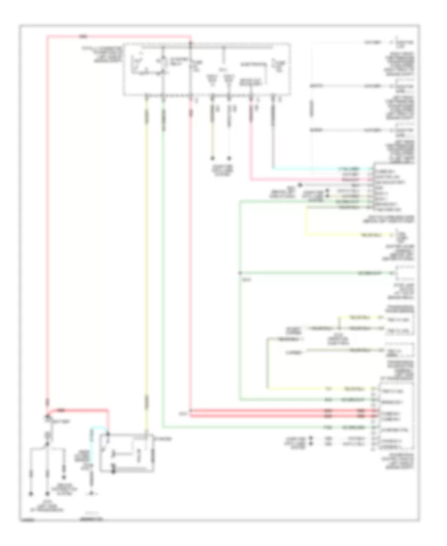 Starting Wiring Diagram for Chrysler Town  Country Limited 2008