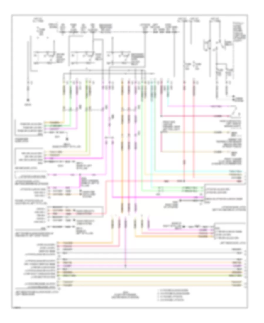 Forced Entry Wiring Diagram 1 of 3 for Chrysler Town  Country Limited 2014