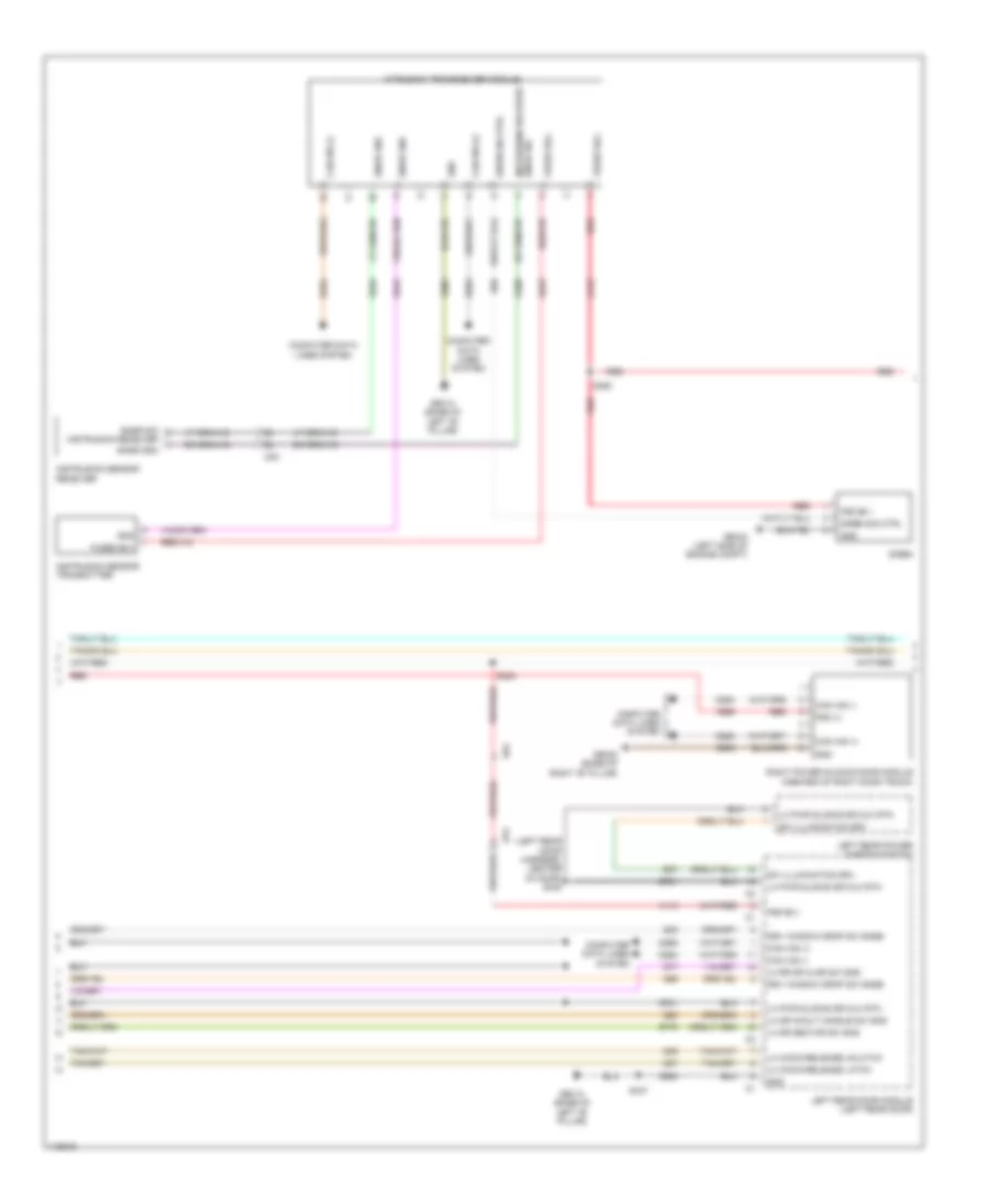 Forced Entry Wiring Diagram (2 of 3) for Chrysler Town  Country Limited 2014